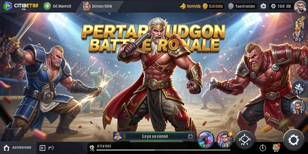 Gameplay intens dalam CITIBET88 dengan aksi Battle Royale yang seru.