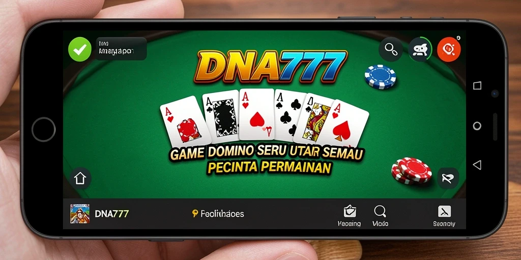 Screenshot gameplay DNA777 menampilkan keseruan permainan Domino.