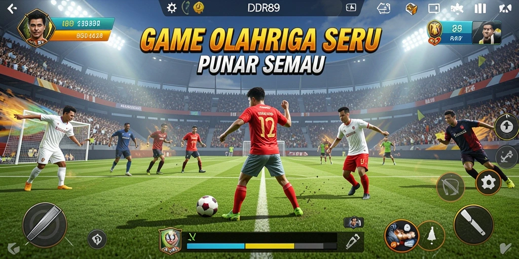Tampilan permainan olahraga yang seru di IDR89.