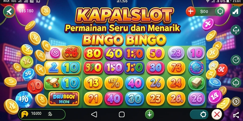 Tampilan gameplay Bingo yang menarik dan interaktif di KAPALSLOT.