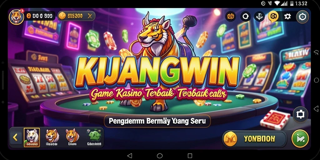 Screenshot KIJANGWIN menampilkan gameplay kasino yang mendebarkan.