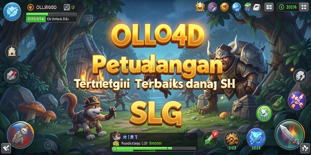 Tampilan gameplay OLLO4D yang menarik dengan elemen strategi SLG.