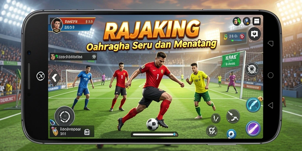 Tampilan gameplay RAJAKING yang dinamis dan kompetitif.